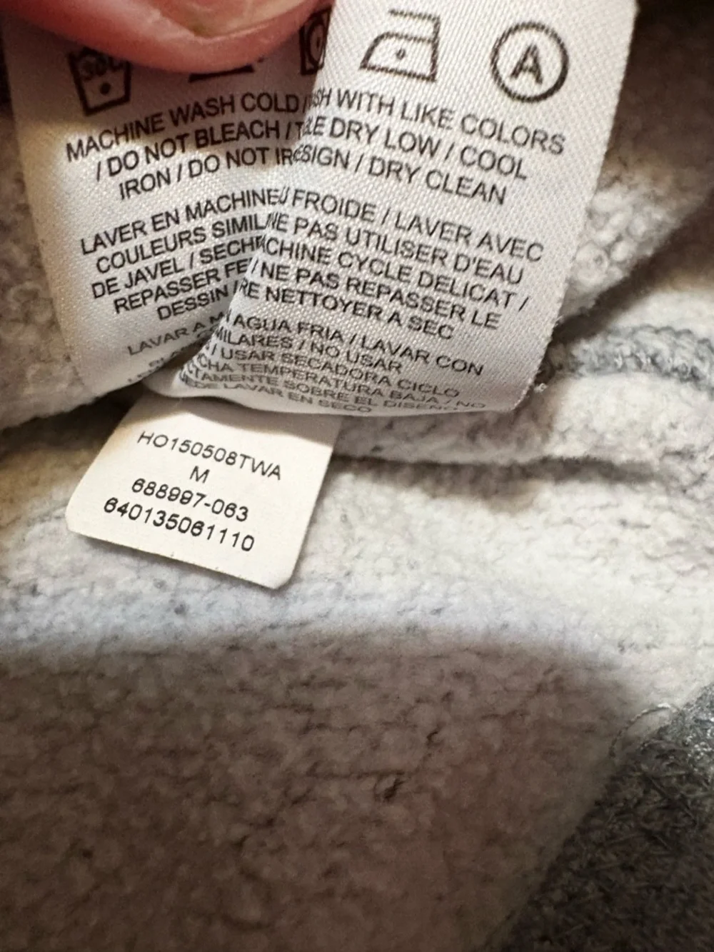 Jordan Light Gray Crewneck Sweatshirt Mens size Medium